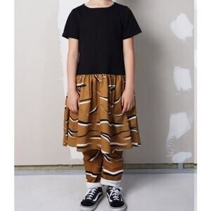 Wolf & Rita Mercedes animal print short sleeve dress size 10